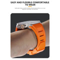 Silicone Apple Watch Band Series 11/10/9/8/7/6/5/4/ SE / Ultra 1/2/3 by Arleathercraft