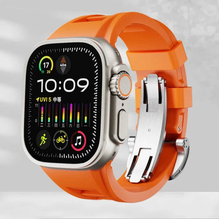 Silicone Apple Watch Band Series 11/10/9/8/7/6/5/4/ SE / Ultra 1/2/3 by Arleathercraft