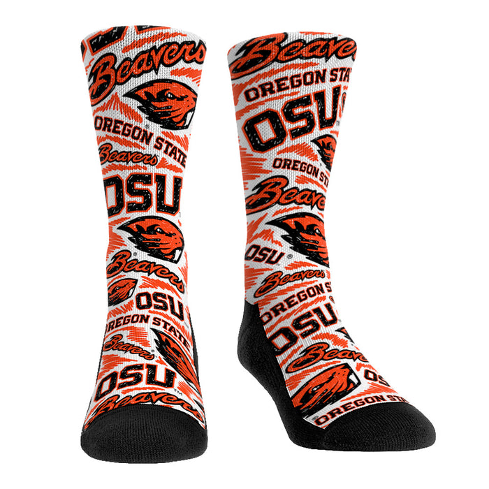 Oregon State Beavers - Logo Sketch by Rock 'Em Socks