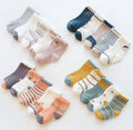 Organic Cotton Kids Sock Set (5-Pack) | Breathable Toddler Socks| Autumn Bundle by ozznekshoes