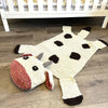 Organic Wool Play Mat + Nursery Rug | Cow