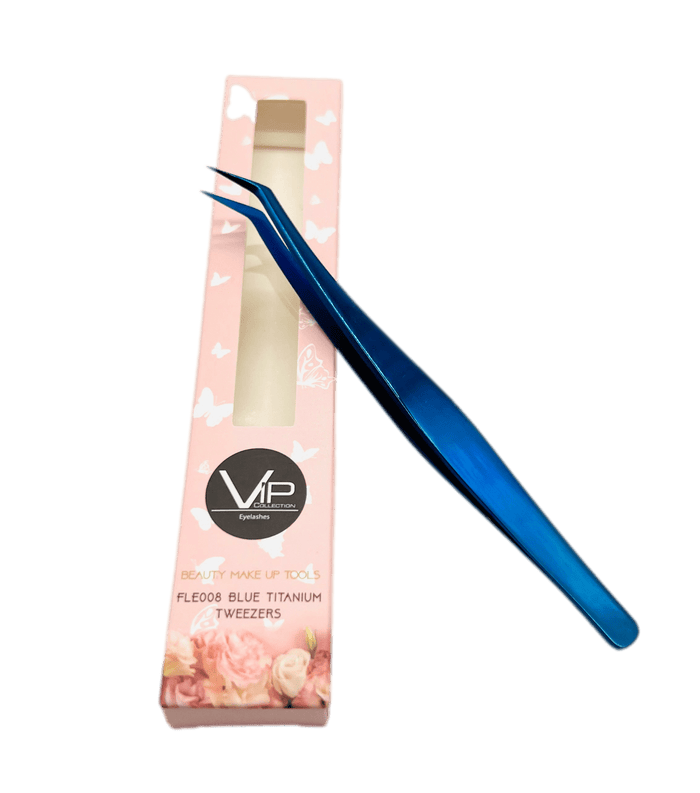 VIP Extensions Eyelash Tweezers FLE021, Sanding
