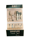 16 Piece Manicure & Pedicure Set, Gold