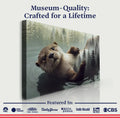 Otter Double Exposure Wall Art by Tailored Canvases