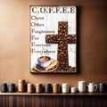 Our C.O.F.F.E.E Faith Sign V by Tailored Canvases