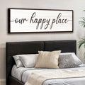 Our Happy Place Sign II by Tailored Canvases