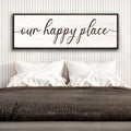 Our Happy Place Sign II by Tailored Canvases