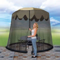 Outdoor 9-Foot Umbrella Table Screen