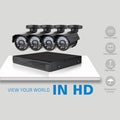 Outdoor AHD Home Security 4 Camera and DVR System by DailySale