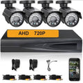 Outdoor AHD Home Security 4 Camera and DVR System by DailySale