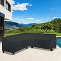 Outdoor L Shape Sofa Covers Water Resistant by DailySale