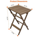 Outdoor Side Table Portable Folding Table by DailySale