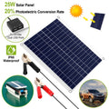 Outdoor Solar Panel 12V 25W Car Battery Charger by DailySale