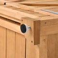 Outdoor Wood Tilt Storage Shed Tool Organizer with Waterproof Asphalt Roof by DailySale
