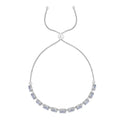 Oval Tanzanite Tennis Bracelet by Fine Color Jewels