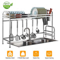Over Sink Dish Drying Rack with Cutlery Holder by DailySale
