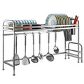 Over Sink Dish Drying Rack with Cutlery Holder by DailySale