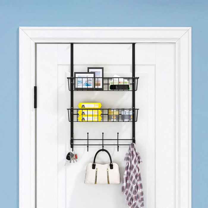 Over The Door Hooks Organizer by DailySale