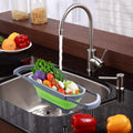 Over-The-Sink Collapsible Colander With Extendable Handles by DailySale