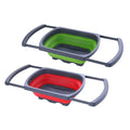 Over-The-Sink Collapsible Colander With Extendable Handles by DailySale