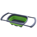Over-The-Sink Collapsible Colander With Extendable Handles by DailySale