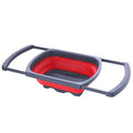 Over-The-Sink Collapsible Colander With Extendable Handles by DailySale