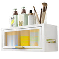 Over the Toilet Storage Cabinet with Dust-Proof Transparent Magnetic Door Side Opening by DailySale