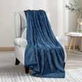 Oversized Chevron Braided Throw Blanket by DailySale