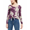 Ultra Flirt Juniors Tie-Dye Thermal Top by Vanessa Jane