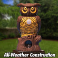 Owl Alert Statue - Targets Outdoor Pests Like Racoons, Deer, Rabbits, Squirrels, Mice and More by DailySale