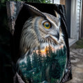 Owl Double Exposure Wall Art by Tailored Canvases