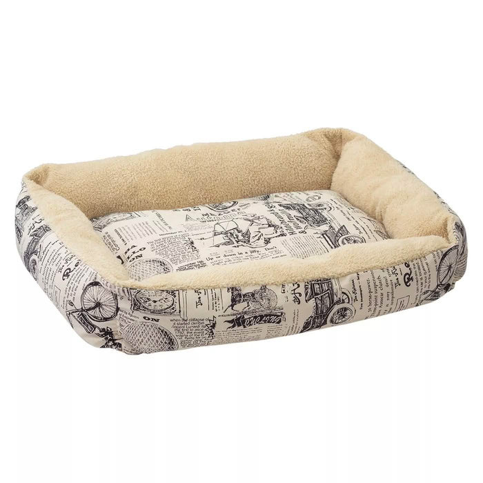 Oxgord Paws & Pals Plush Dog Bed by DailySale