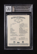 Ozzie Smith 2013 Topps Allen And Ginter Auto Beckett 10 by Price Is Right Miami