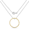 0.30 Carat Genuine Diamond Yellow .925 Sterling Silver Pendant by Bids.com