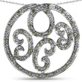 0.22 Carat Genuine Green Diamond .925 Sterling Silver Pendant by Bids.com
