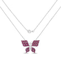 3.12 Carat Genuine Ruby .925 Sterling Silver Pendant by Avera Group