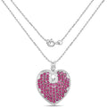 8.03 Carat Genuine Ruby .925 Sterling Silver Pendant by Bids.com