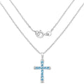 3.85 Carat Genuine Blue Topaz .925 Sterling Silver Pendant by Bids.com