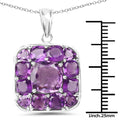 8.20 Carat Genuine Amethyst .925 Sterling Silver Pendant by Bids.com