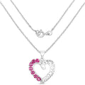 0.91 Carat Genuine Ruby .925 Sterling Silver Pendant by Bids.com