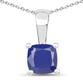 1.80 Carat Genuine Emerald, Glass Filled Ruby & Glass Filled Sapphire .925 Sterling Silver Pendant by Bids.com