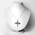 1.99 Carat Genuine Tanzanite and White Zircon .925 Sterling Silver Pendant by Avera Group