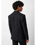 Tayion by Montee Holland Black Camo Double Breasted Blazer by Vanessa Jane