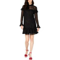 Betsey Johnson Womens Glitter Ruffled Mini Dress, Size 10 by Vanessa Jane