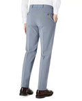 Lauren Ralph Lauren Mens Classic-Fit Gray/Blue Mini-Check Dress Pants, 38WX34 by Vanessa Jane