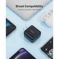 PA-R1S Swift Charger with PD & QC 3.0 USB C 20W Black by DailySale