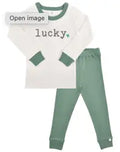 pajamas | lucky basic green by Finn + Emma