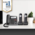 Panasonic Expandable Corded/Cordless Phone System with Answering Machine and One Touch Call Blocking – 2 Handsets (Refurbished) by DailySale