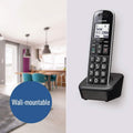 Panasonic Expandable Corded/Cordless Phone System with Answering Machine and One Touch Call Blocking – 2 Handsets (Refurbished) by DailySale