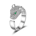 Panther Ring Metal Leopard Rings Cubic Zirconia by DailySale